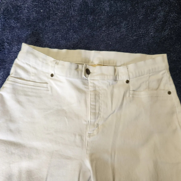 Vintage Norm Thompson white shorts size 14 - Picture 4 of 10